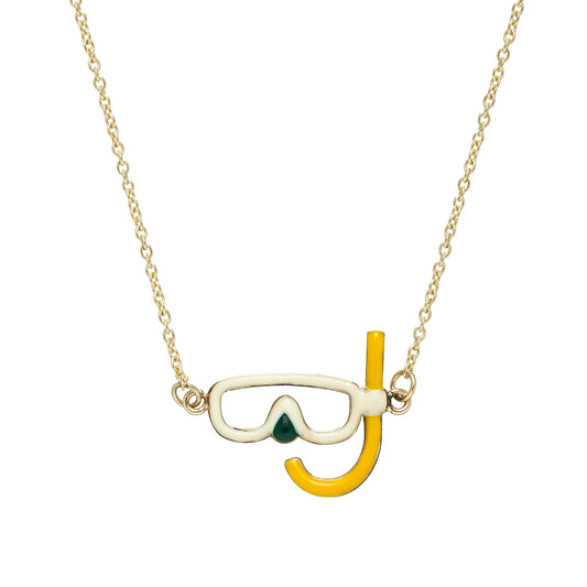 SNORKELING GIALLO COLLANA